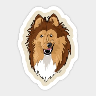 Collie Sticker